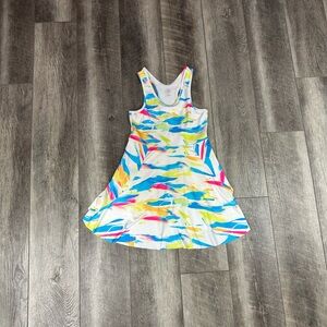 MTA Kids White‎ Print Athletic Dress